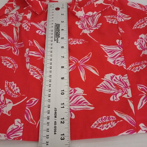 JOIE linen Shawnette top Crop Size 12 - Picture 5 of 7